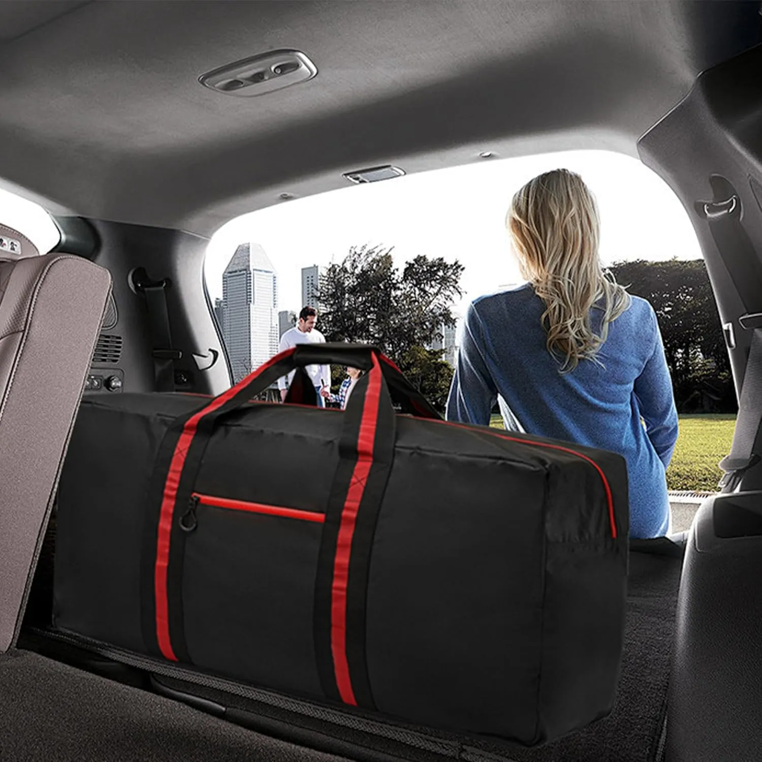 100L Large Duffle Bag for Travel 31.1” Diffle Bag - Overnight Weekender Camping, Storage for Men Women, 2 Pack