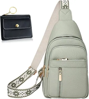 2025 Crossbody Bag,Travel Small Sling Bag Crossbody Bags for Women-Vegan Leather Fanny Pack Crossbody Bags for Women