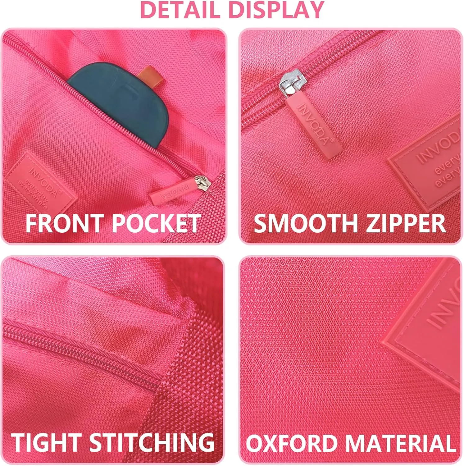 2PCS Travel Bag Foldable Luggage Bag for Spirit Airlines Tote Carry on Duffle Bag Sports Gym Water Resistant Personal Item Bag Weekender Overnight Bags (Red Black)