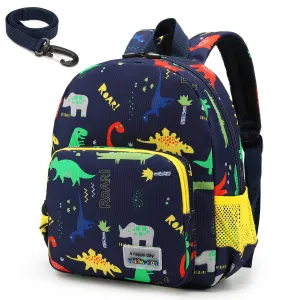 3D Dinosaur Backpack Toddler Backpacks for Boys and Girls Kids Backpack Waterproof Preschool Safety Harness Leash (Roar)