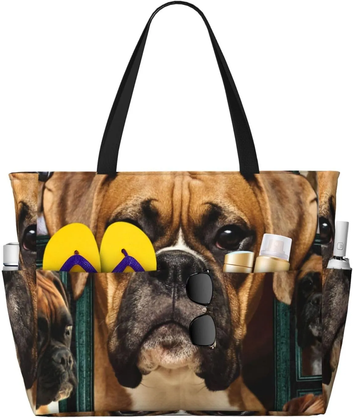 3d Sloth Large Capacity Waterproof Sandproof Beach Totes Bags,Pool Bag Travel Essentials With Zipper And Pockets