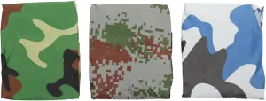 3Pcs Camouflage Backpack Rain Cover Durable Shoulder Bag Protector for Backpacks Scratch Resistant Elastic Edging for Outdoor Activities
