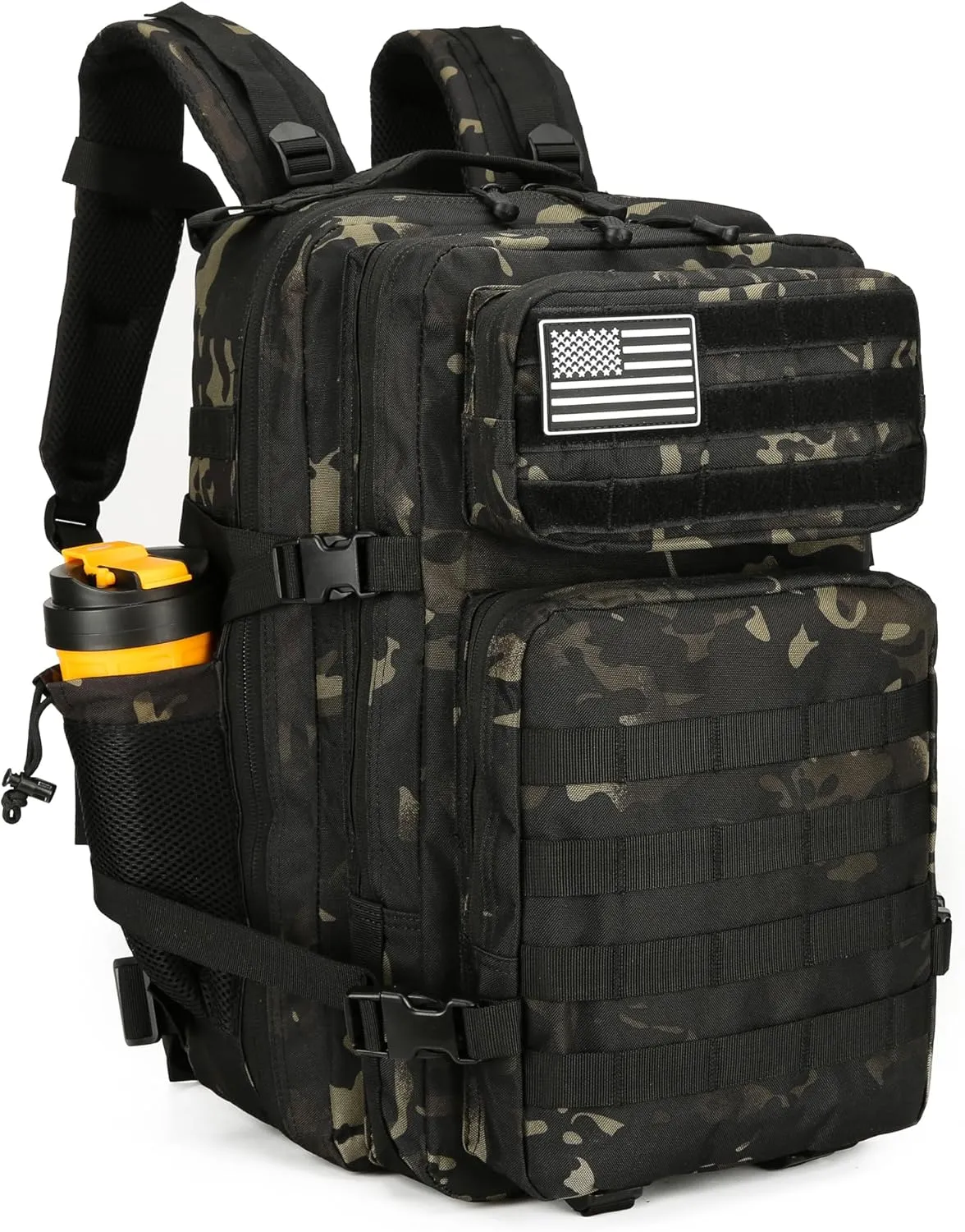45L Tactical Assault Backpack 3 day assault pack with Molle Waterproof backpack Rucksack for Tactical Backpacks
