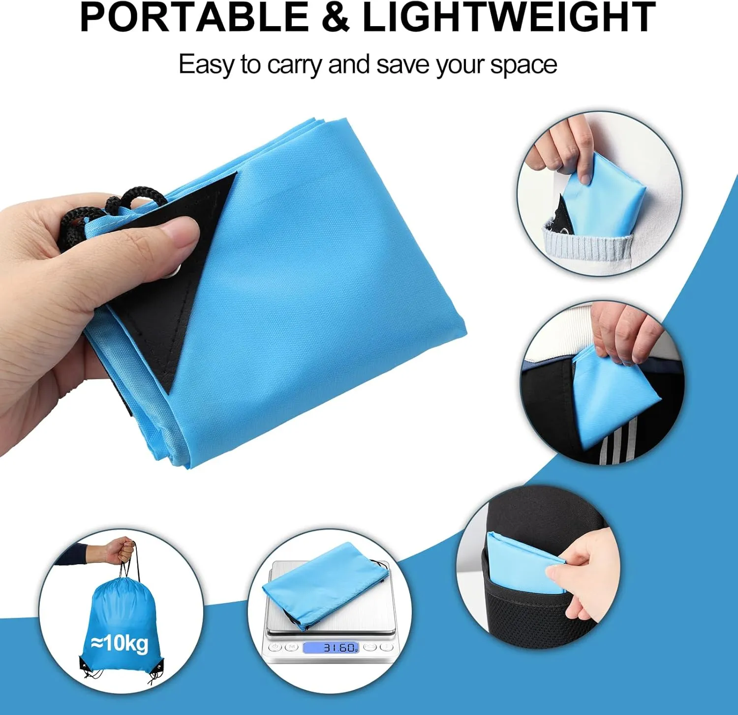 6Pcs Drawstring Backpacks Bulk String Bag Cinch Sack Pack Storage Knapsack Polyester Gift Bags Sports Drawstring Bags for Trip Gym Party Bags(6 Colors)
