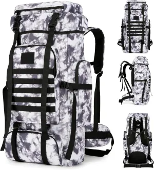70L Hiking Backpacks Men Women Molle Army Assault Pack Tactical Bag Rucksack