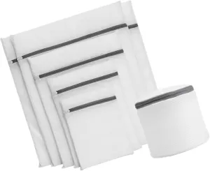 ABOOFAN 1 Set Zipper Wash Bags Multipurpose Mesh Laundry Bags for Underwear Clothes and Convenient Hidden Zipper Design for Easy Use Washing Machine