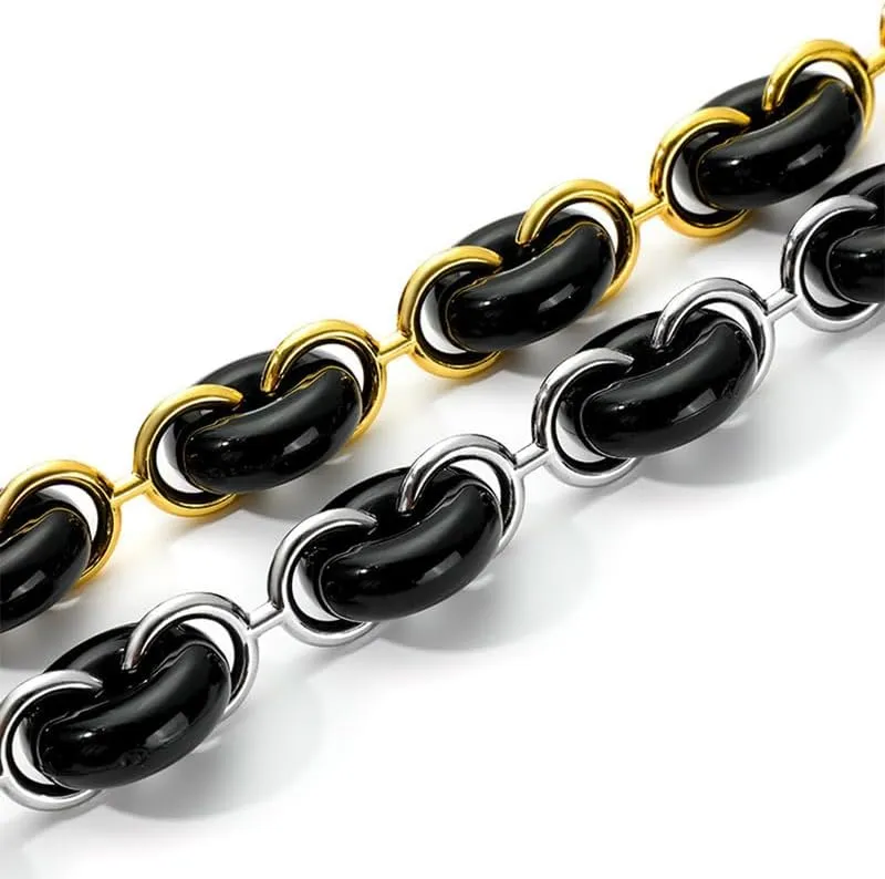 Acrylic Chain Purse Straps Replacement Bag Strap for Shoulder Purse Bag Extender Chain Gold Chain Green