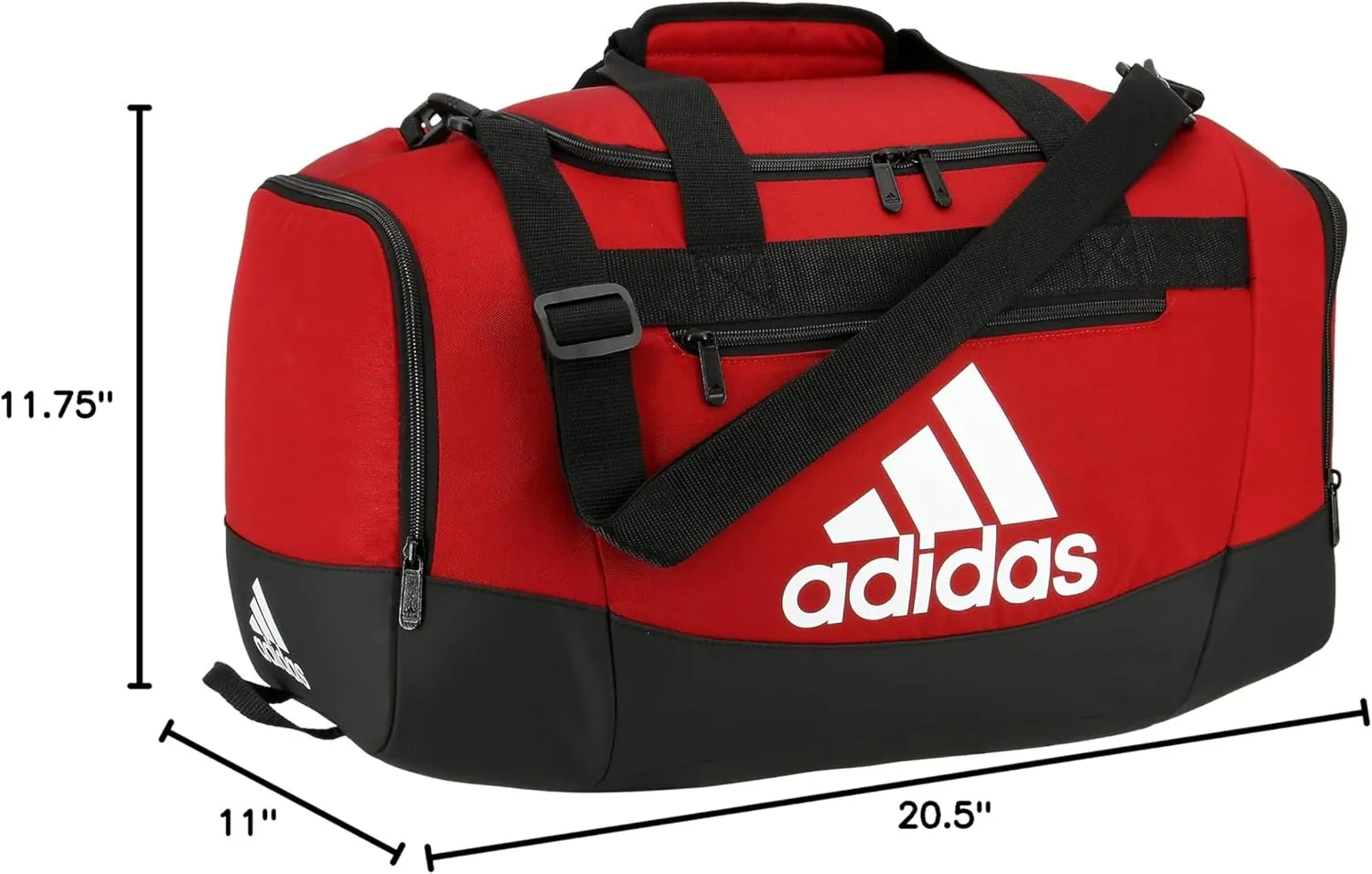 adidas Unisex Defender 4.0 Gym Duffel Bag for Men and Women, Team Power Red, Small (38L)