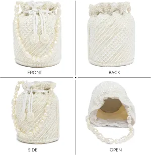 Aheli Bags Gift for Women Evening Bag Clutch Ethnic Bride Purse with Drawstring
