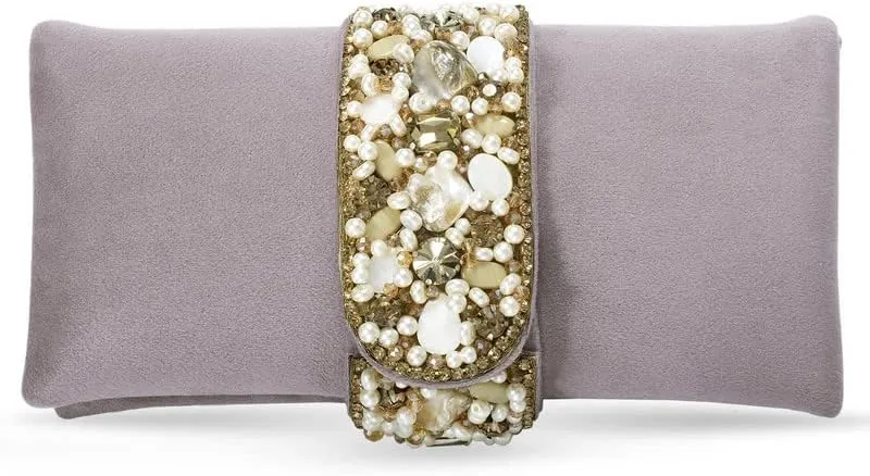 Aheli Clutch Purses Gift for Women Handmade Evening Bridal Handbags