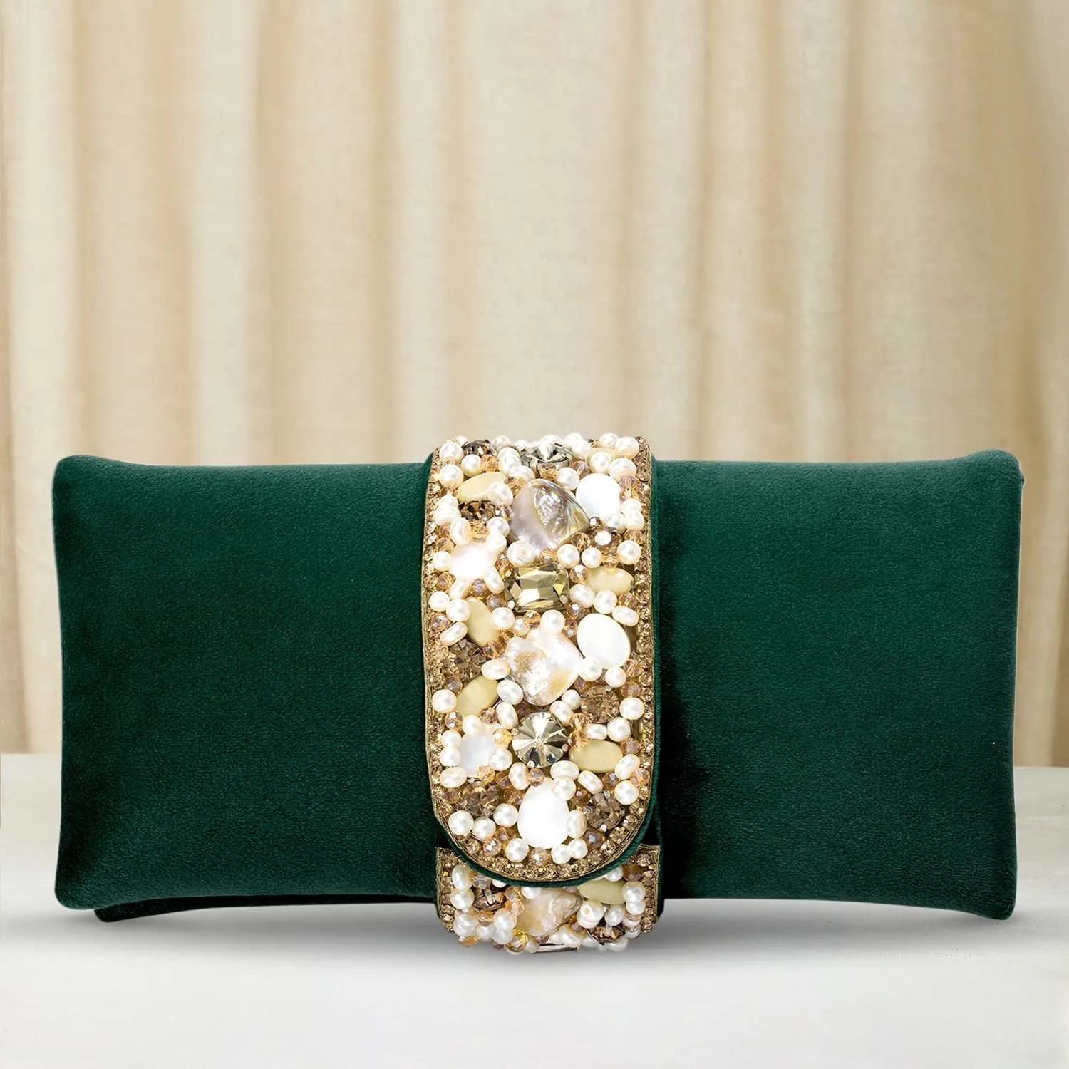 Aheli Clutch Purses Gift for Women Handmade Evening Bridal Handbags