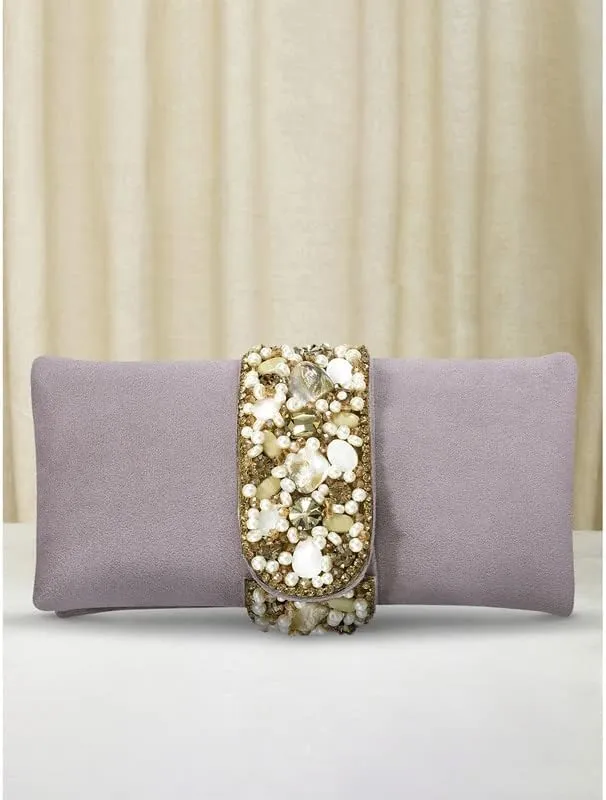 Aheli Clutch Purses Gift for Women Handmade Evening Bridal Handbags