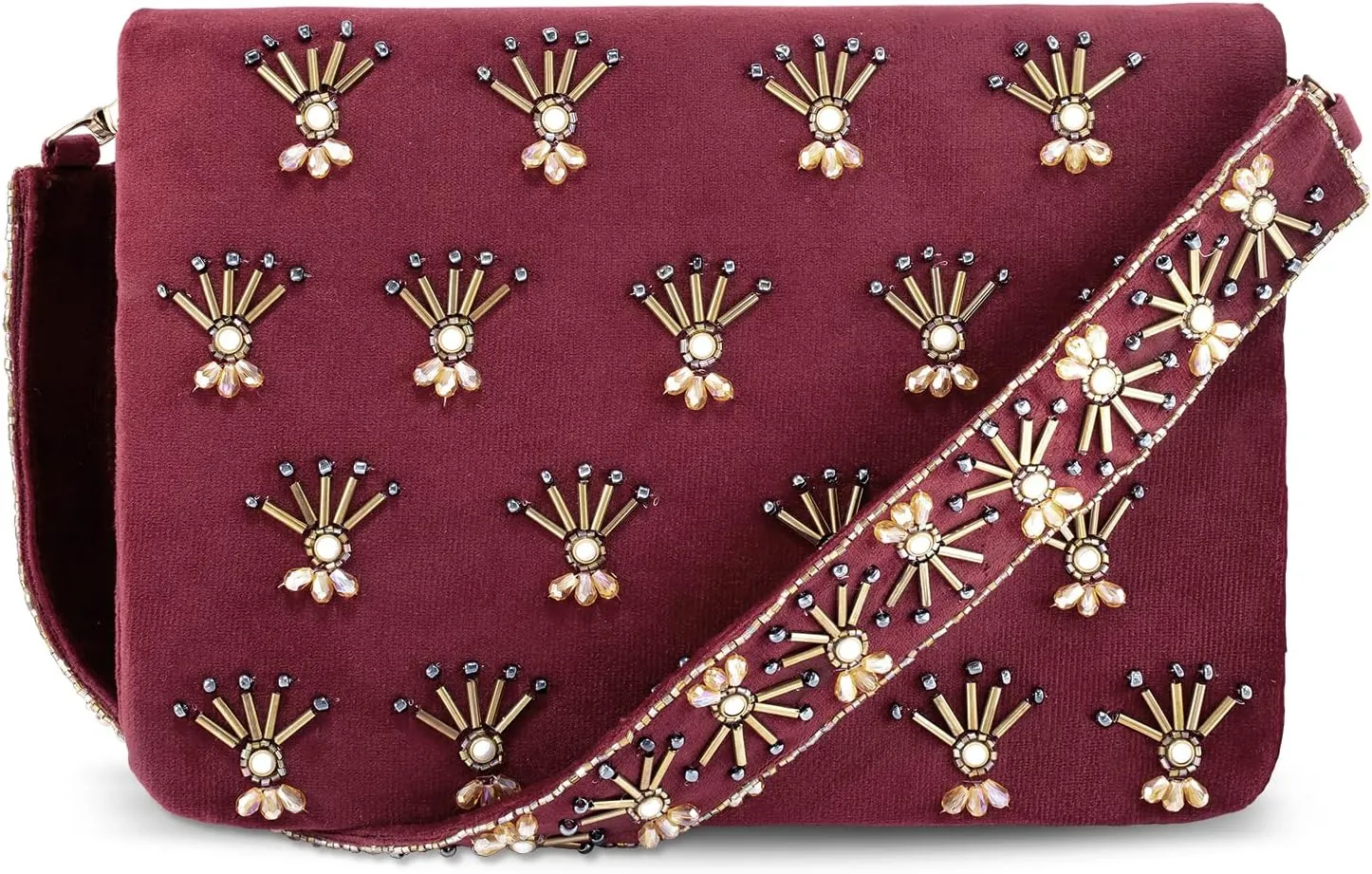 Aheli Clutch Purses Gift for Women Handmade Evening Handbags Bridal Clutch