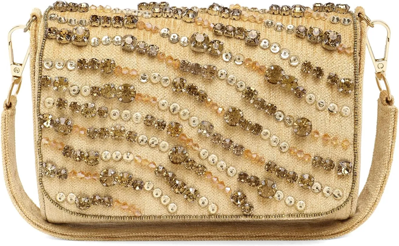 Aheli Clutch Purses Gift for Women Handmade Evening Sling Handbag Stylish Bridal Fashion Bag