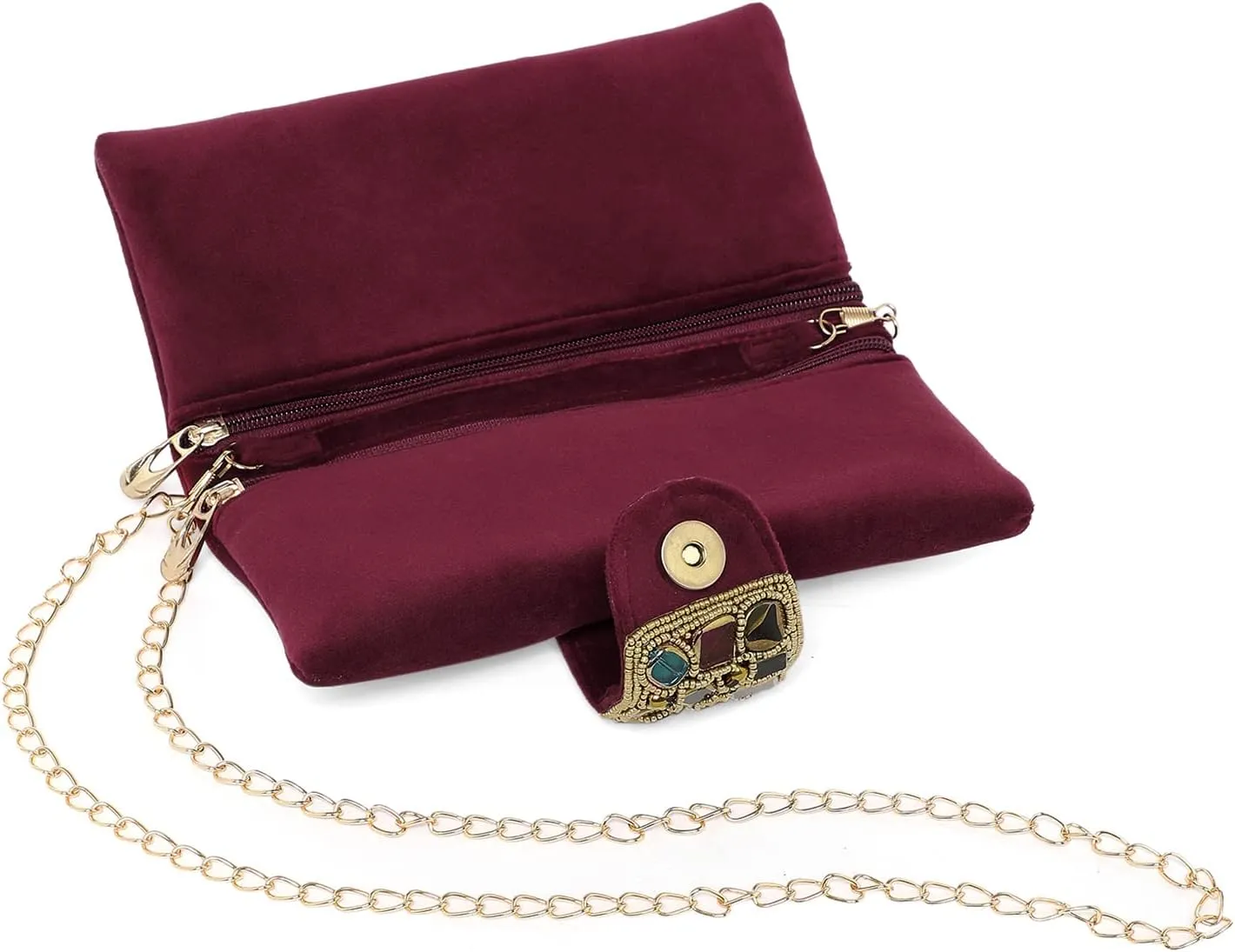 Aheli Clutch Purses Gift for Women Handmade Evening Sling Handbag Stylish Bridal Fashion Bag