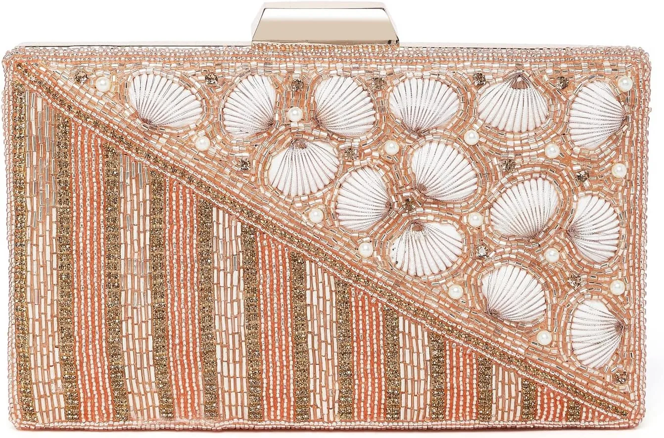 Aheli Clutch Purses Handmade Handbags for Wedding Evening Party Bridal Gift for Women