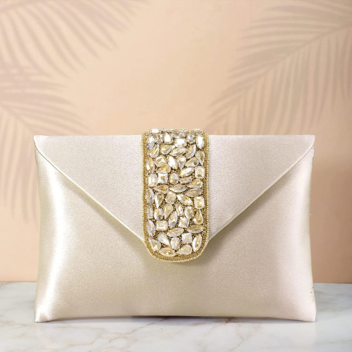 Aheli Clutch Women's Purse Bridal Bag for Casual Detachable Strap Evening Sling Bag Gift for Women
