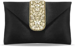 Aheli Clutch Women's Purse Bridal Bag for Casual Detachable Strap Evening Sling Bag Gift for Women
