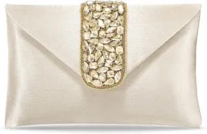 Aheli Clutch Women's Purse Bridal Bag for Casual Detachable Strap Evening Sling Bag Gift for Women