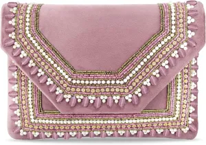 Aheli Clutch Women's Purse Bridal Bag for Casual Detachable Strap Evening Sling Bag Gift for Women