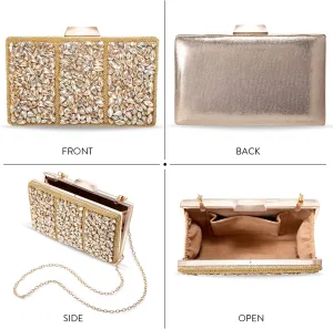 Aheli Indian Clutch Purses Gift for Women Wedding Handmade Evening Bridal Handbags Party
