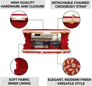 Aheli Indian Clutch Purses Gift for Women Wedding Handmade Evening Bridal Handbags Party