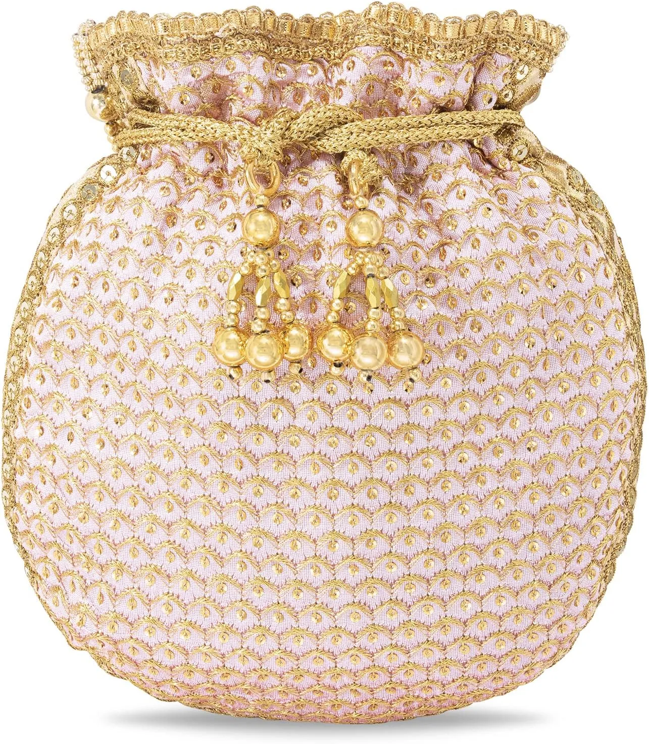 Aheli Indian Potli Bags Gift for Women Evening Bag Clutch Ethnic Bride Purse with Drawstring