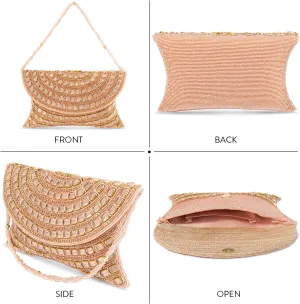 Aheli Indian Potli Bags Gift for Women Evening Bag Clutch Ethnic Bride Purse with Drawstring