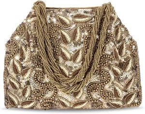 Aheli Indian Potli Bags Gift for Women Evening Bag Clutch Ethnic Bride Purse with Drawstring