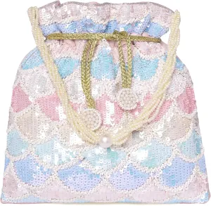 Aheli Pink Potli Purses Gift for Women Handmade Evening Handbag Stylish Bridal Fashion Wristlet BagWomen