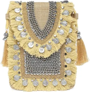 Aheli Potli Bag Gift for Women Handmade Evening Wristlet Handbag Stylish Purse Fashion Bag