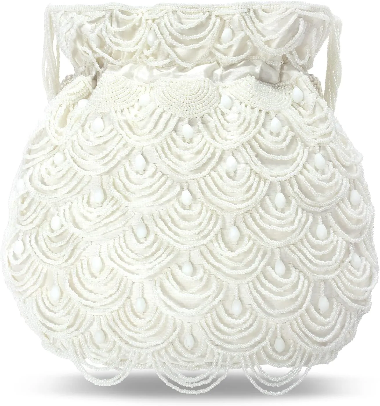 Aheli Potli Bags Gift for Women Evening Bag Clutch Ethnic Bride Purse with Drawstring