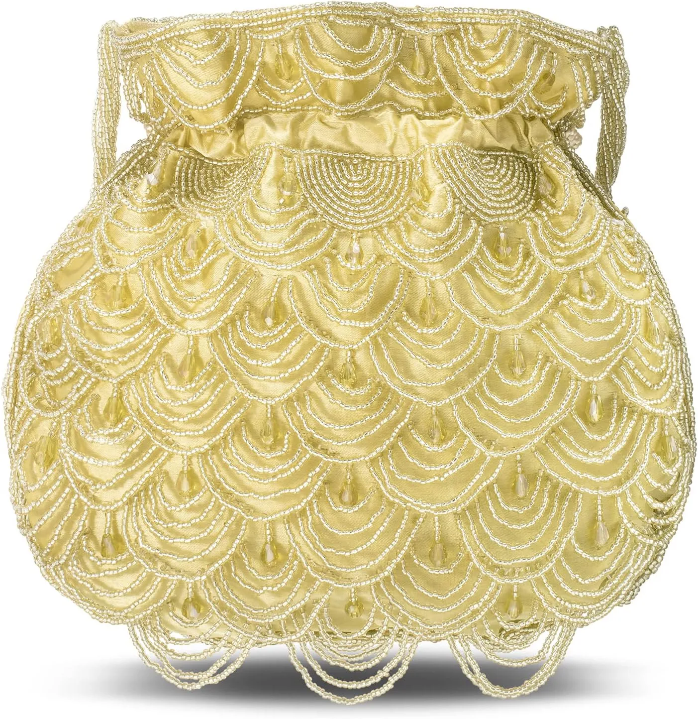 Aheli Potli Bags Gift for Women Evening Bag Clutch Ethnic Bride Purse with Drawstring