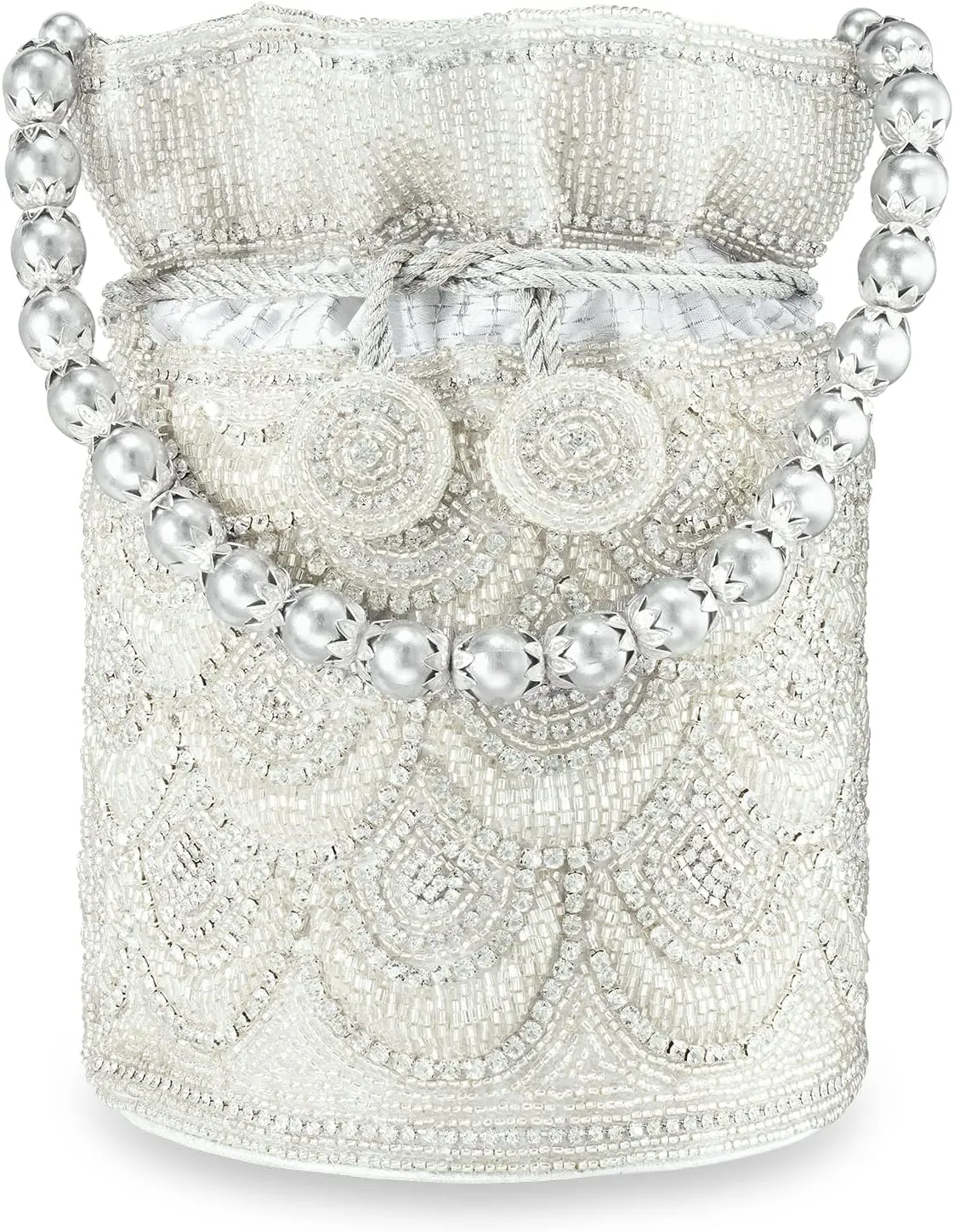 Aheli Potli Bags Gift for Women Evening Bag Clutch Ethnic Bride Purse with Drawstring