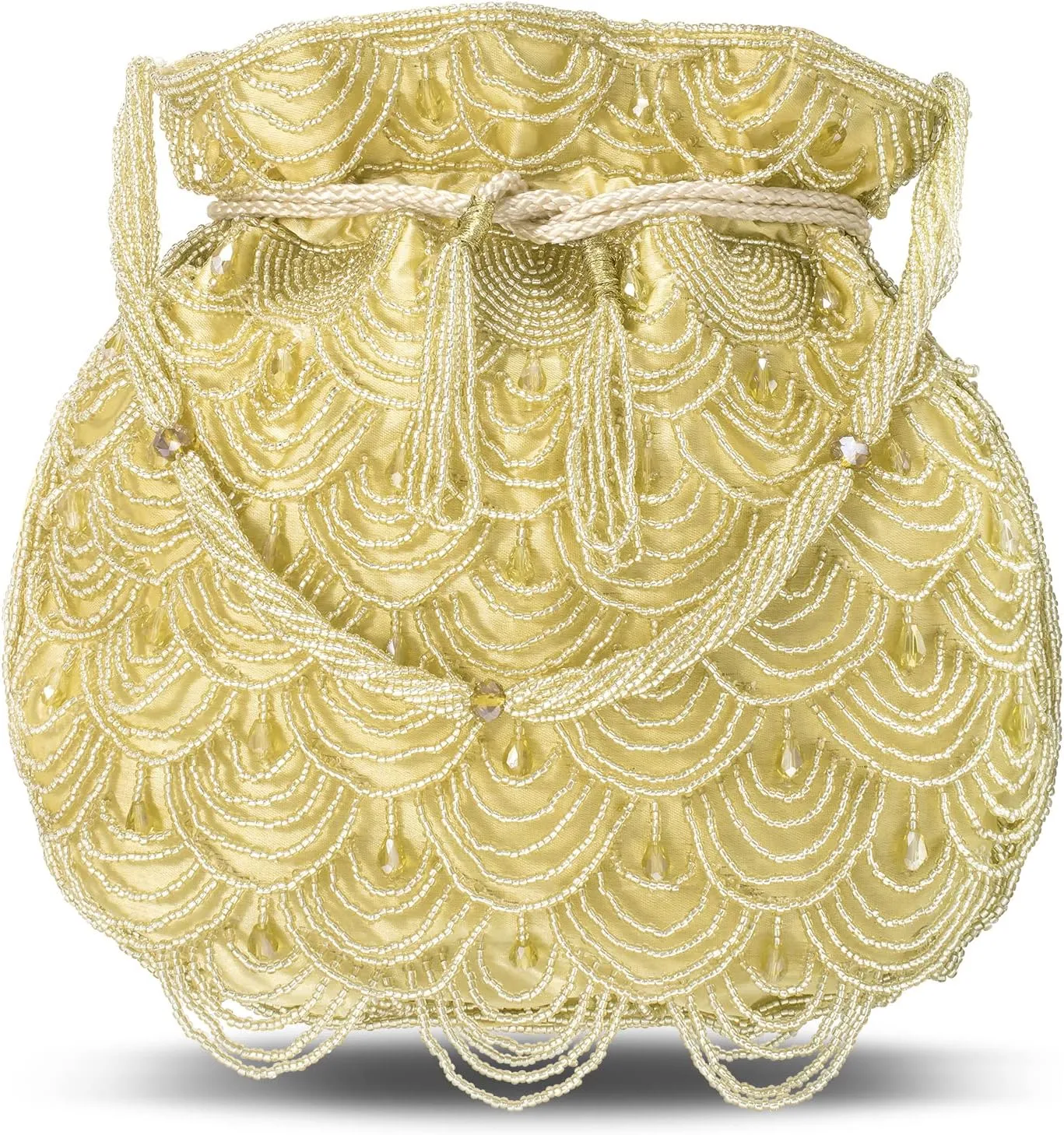 Aheli Potli Bags Gift for Women Evening Bag Clutch Ethnic Bride Purse with Drawstring