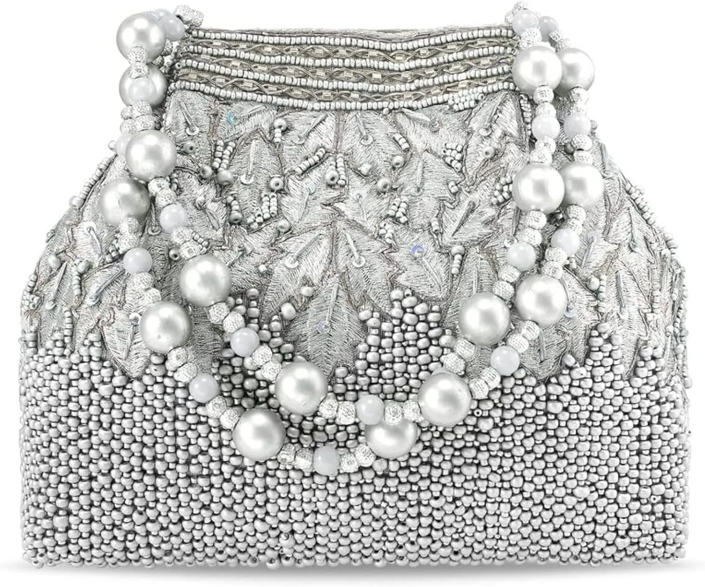 Aheli Potli Bags Gift for Women Evening Bag Clutch Ethnic Bride Purse with Drawstring