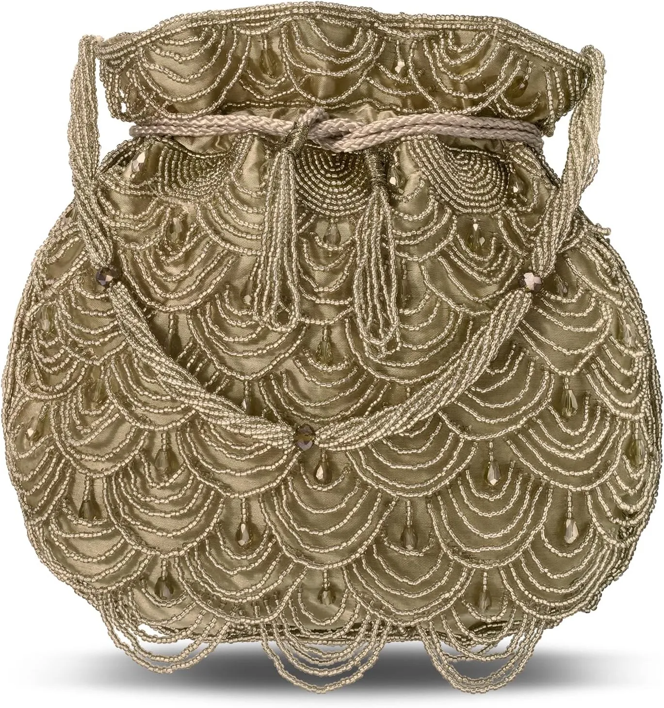 Aheli Potli Bags Gift for Women Evening Bag Clutch Ethnic Bride Purse with Drawstring