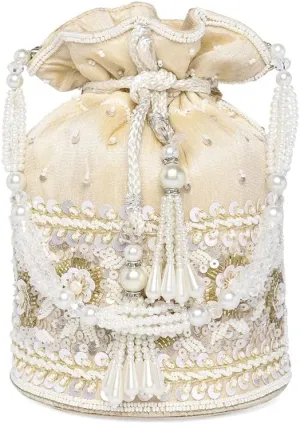 Aheli Potli Purses Gift for Women Handmade Evening Handbag Stylish Bridal Fashion Wristlet Bag Women