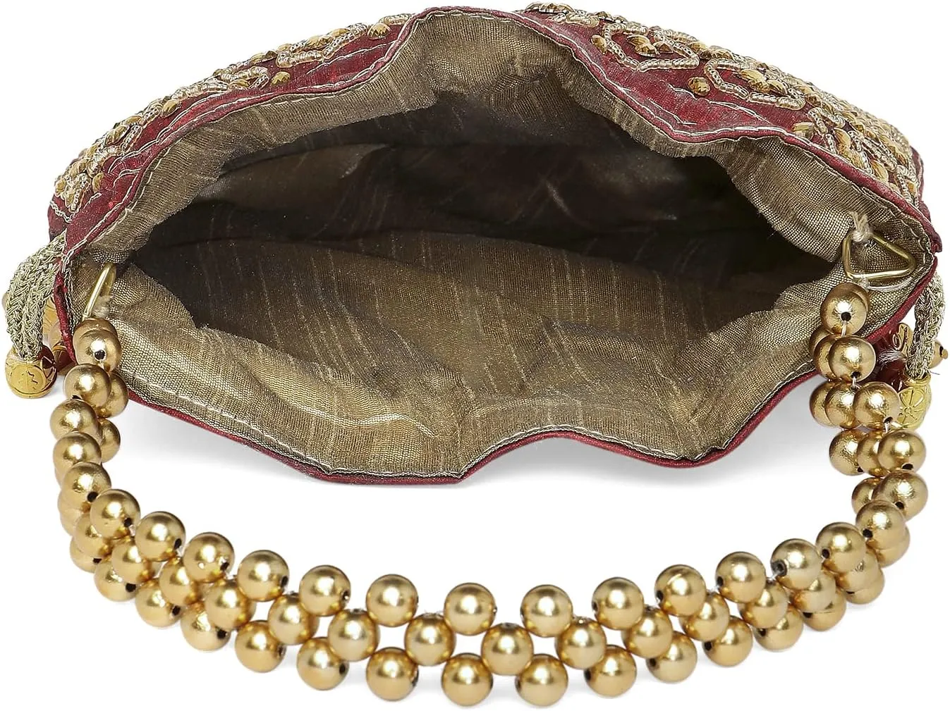 Aheli Potli Purses Gift for Women Handmade Evening Handbag Stylish Bridal Fashion Wristlet