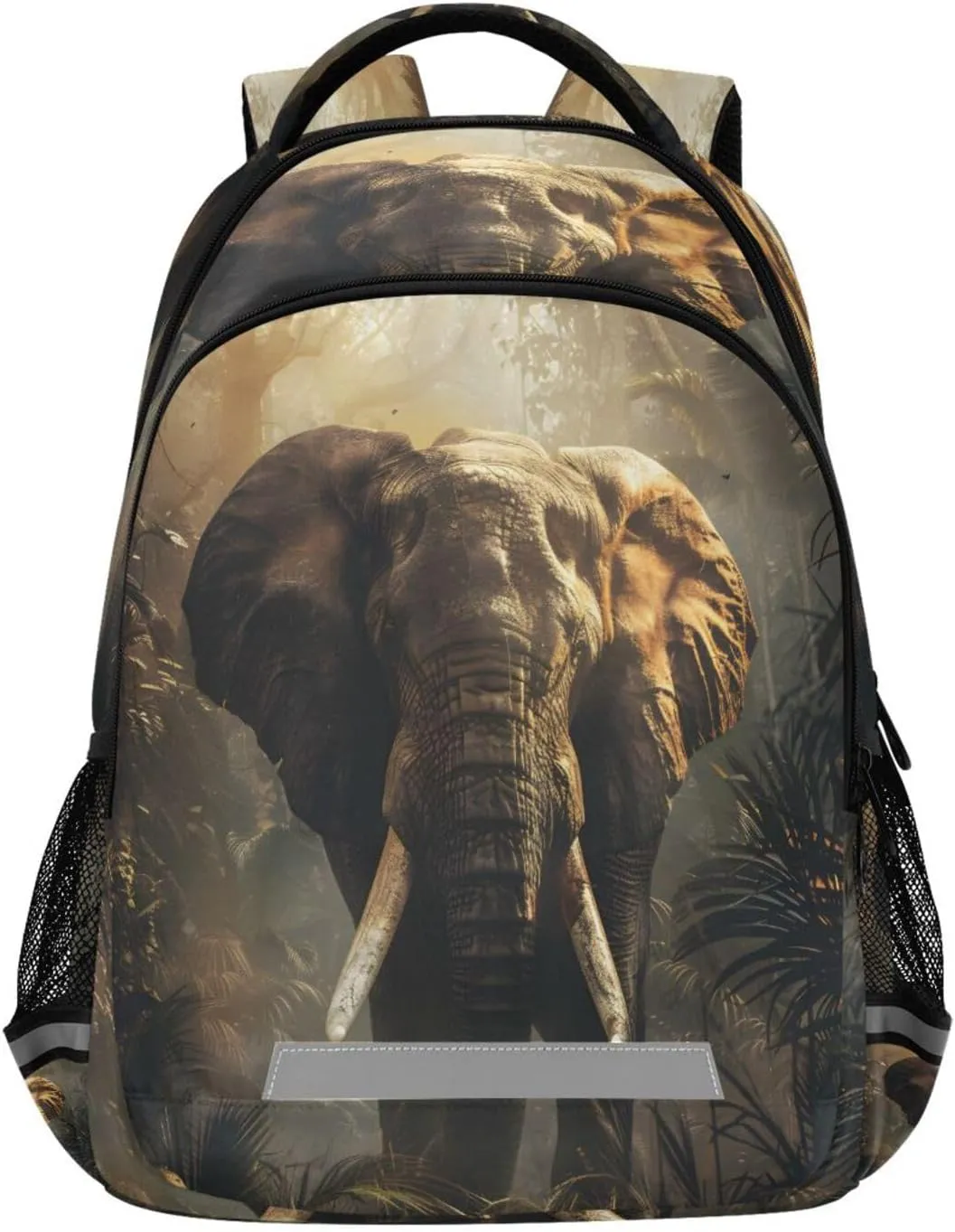 ALAZA Elephant Nature Backpacks Travel Laptop Daypack School Book Bag for Men Women Teens Kids