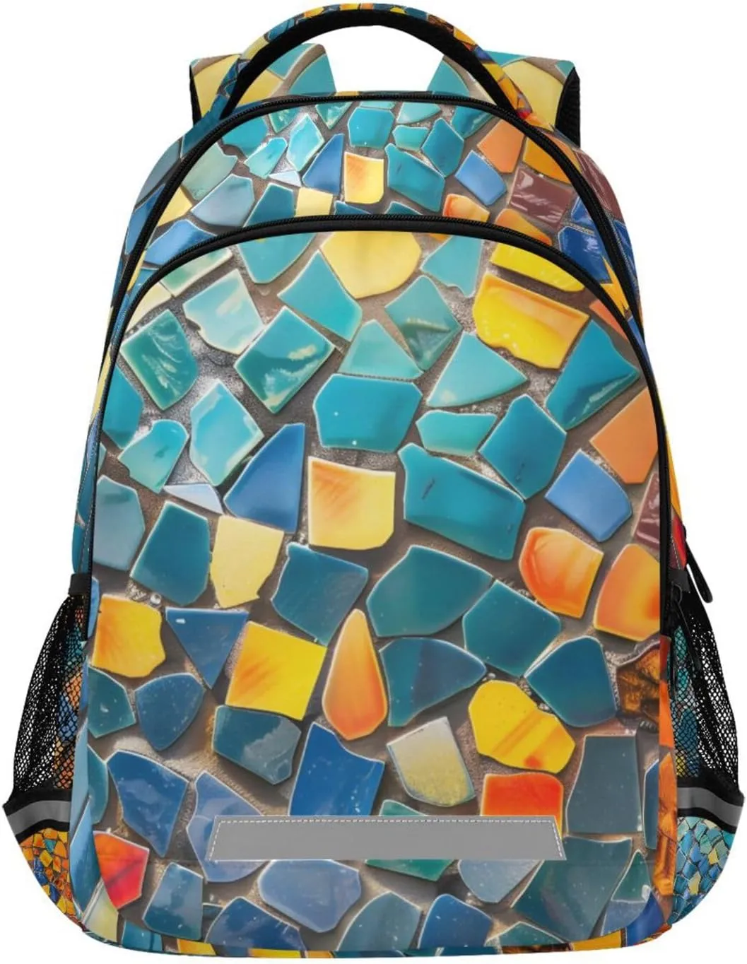 ALAZA Rainbow Marble Stone Backpack Girls Kids Backpacks Boys School Bookbag 3rd 4th 5th Grade Casual Daypack Laptop Shoulder Bag
