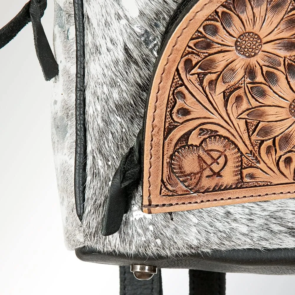 American Darling Hand Carved Leather Backpack Womens Mens Instant Vintage Backpacks Purse Men laptop Bookbags Cow Hide on
