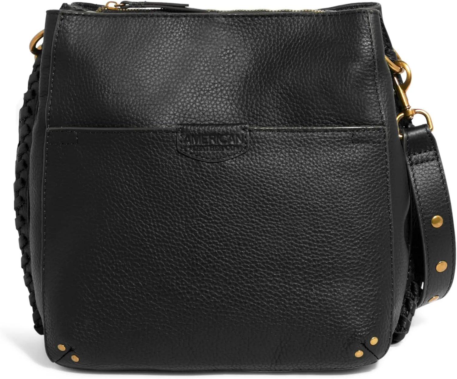 American Leather Co. Luca Triple Entry Crossbody Bag