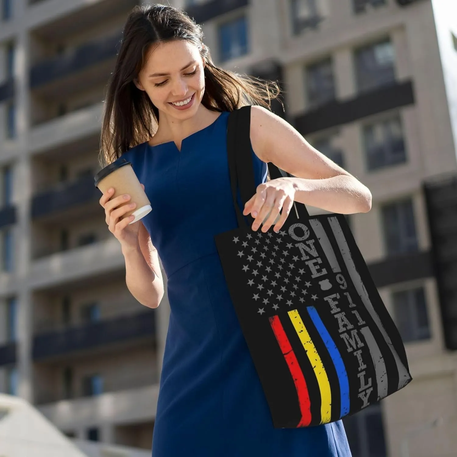 American Mexican Flag Canvas Totes Bag Shoulder Bags Shopping Crossbody Work Bag 13.8 X 15.4 inch
