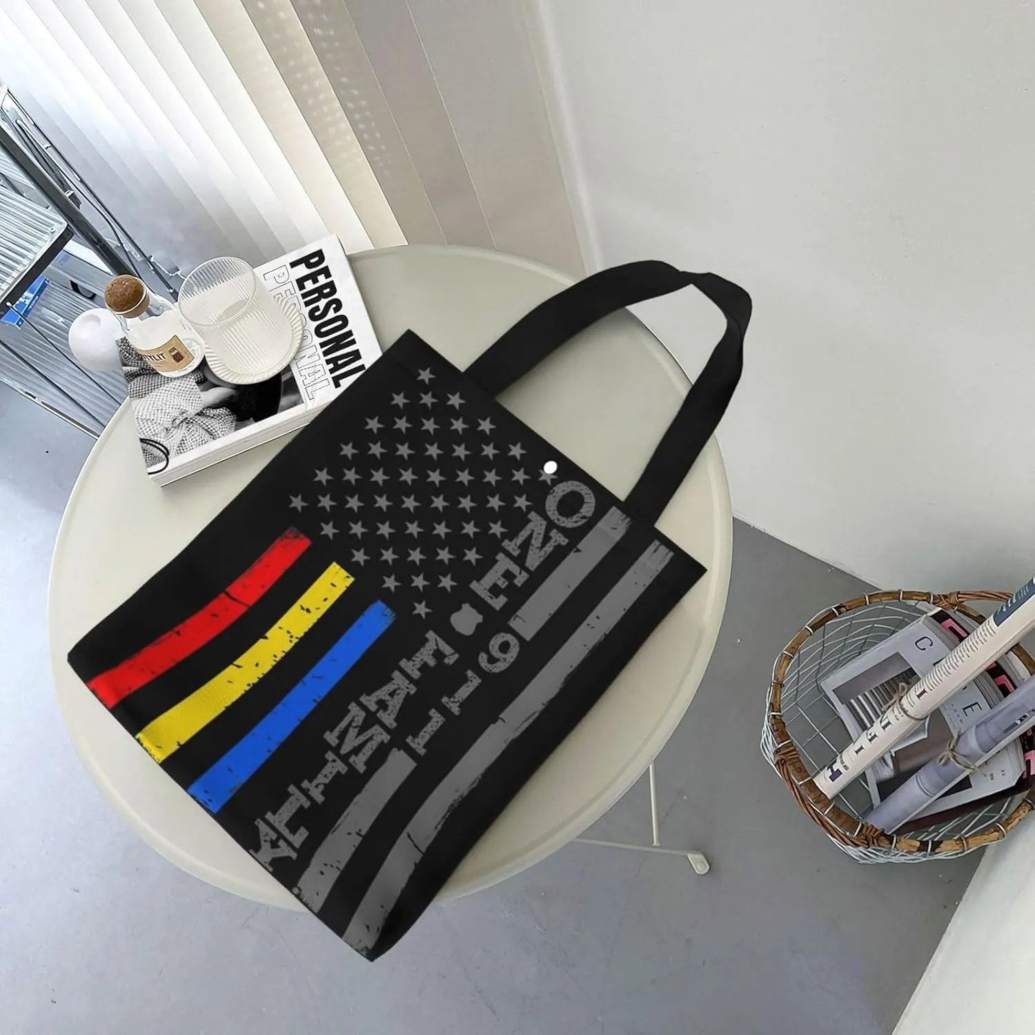 American Mexican Flag Canvas Totes Bag Shoulder Bags Shopping Crossbody Work Bag 13.8 X 15.4 inch