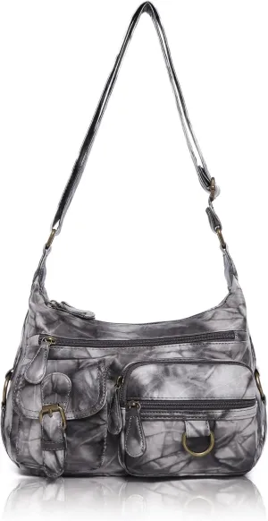 Angel Barcelo Cross body Shoulder Bag Women Soft PU Leather Purses and Handbags