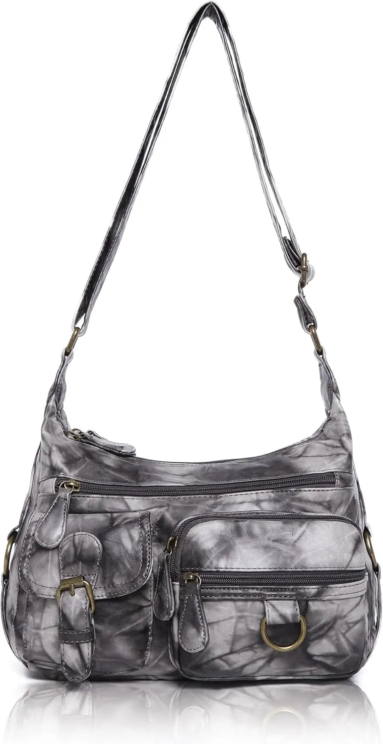 Angel Barcelo Cross body Shoulder Bag Women Soft PU Leather Purses and Handbags