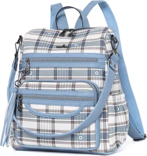 Angel Kiss Women's Backpacks & Purse - PU Leather Zipper Casual Backpacks & Shoulder Bags