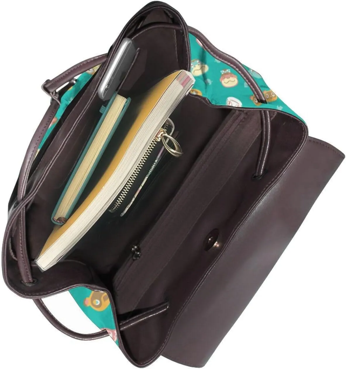 Anima1l - Cro-ss1ing Backpack Purse for Women Men Large Womens Backpack Leather Travel Casual Daypack Fashion Backpack Purse Designer Ladies Shoulder Bags