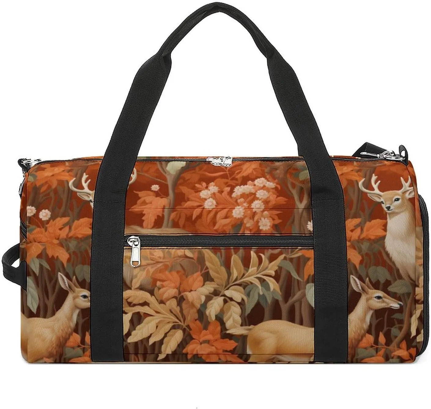 Animals Deer Sports Gym Bag Lightweight Travel Duffel Bag Workout Bags Casual Weekender Bag for Men Women